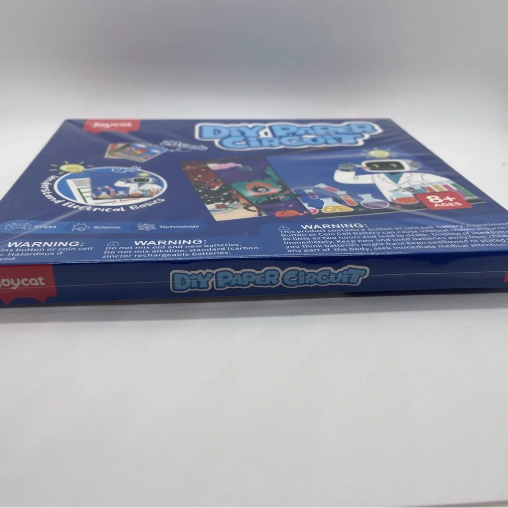 JoyCat DIY Paper Circuit Kit Stem Science Kids Electricity Fun Project Learn NWT